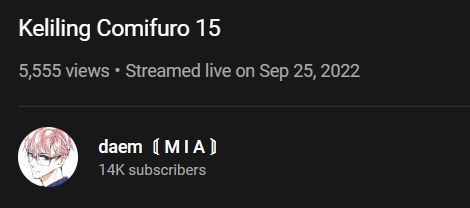 daem_MIA's tweet image. Wake me up when this vid hits 6969

... also i kinda hit 14k today?? yay

youtu.be/jn2nZXi-nDM