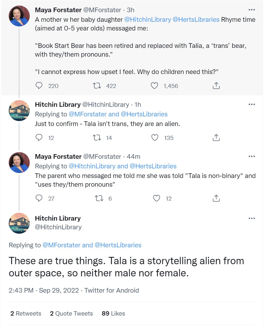 When your profession is to always be offended, but you get owned by the library...