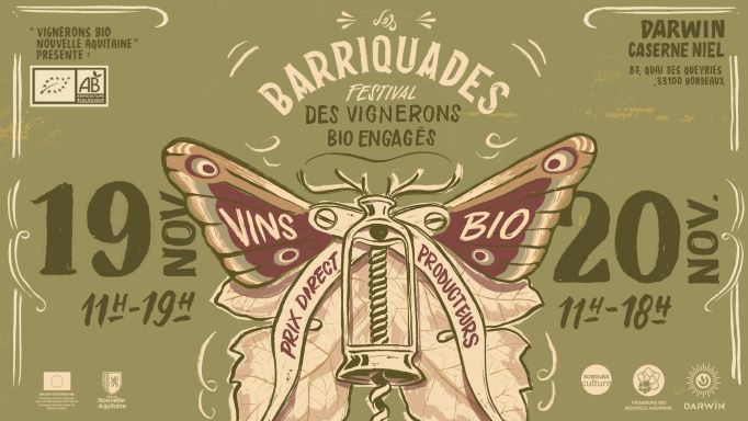 VigneronsBio_NA's tweet photo. Le marché des vins Bio de Nouvelle-Aquitaine s’installe de nouveau le 19 et 20 novembre 2022 à Darwin🤩

Cette année, 50 vignerons et producteurs Bio se réunissent pour vous faire découvrir leur éthique, leur savoir faire et bien sûr leurs produits 🌱🍷 https://t.co/At7KoWsSr3