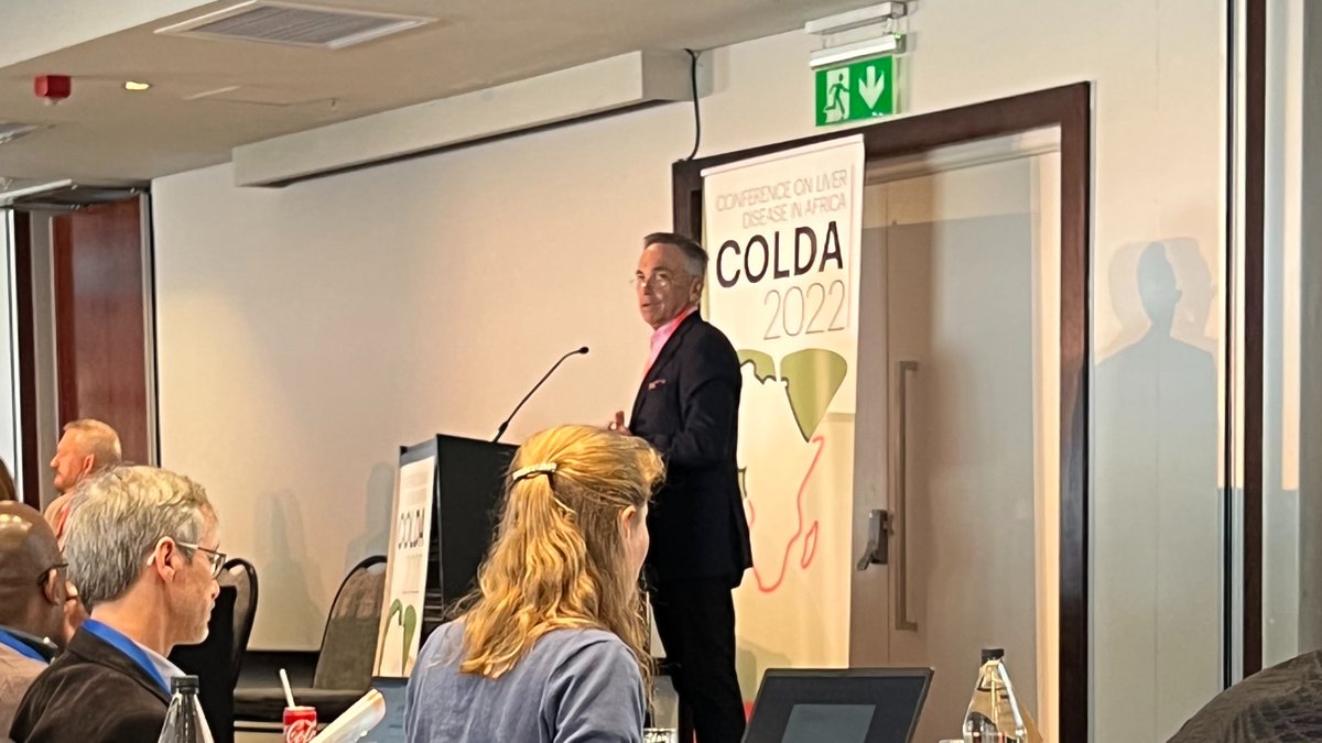 GlobalHep's tweet photo. Dir. John Ward speaks on opportunities to ⬆️ both #hepatitis elimination and pandemic preparedness at #COLDA: 
"Investments in hepatitis vaccine testing and treatment speed the response to new health threats - in short hepatitis elimination IS pandemic preparedness." 
#HepC #HepB https://t.co/Ml6yA2YyLj