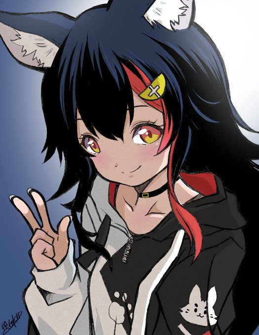 #みおーん絵 #ホロライブ #hololive このイラストは、はてなブログにて高画質で閲覧、保存できます。  