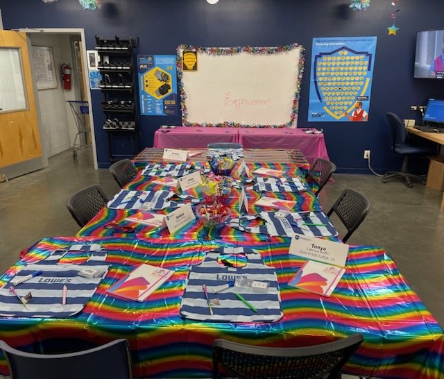 schemeker3's tweet photo. Our women leaders at 1126 are up and ready to be empowered.  Ladies are you ready!!!!
#loweswls
@FeliciaC1126 @TinaStore1126 @lynnbennettward @LRuffin713 @Jenna_lowes1126 @JMartinenza @eric_marler @BlueBoxR1 @BenitoKomadina https://t.co/wk3x4Q3QmE