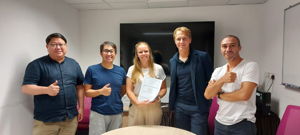 Kenny_MY_Leung's tweet photo. Special Day: Formally setup our startup company #AfterNature which is funded by @CityUHongKong #TECH300 and aims to provide nature-based solutions to ecosystem restoration in degraded marine habitats like seawalls. Also, congrats Dr Juan Carlos for becoming Assistant Professor!😊 https://t.co/hh9t3HW5dx