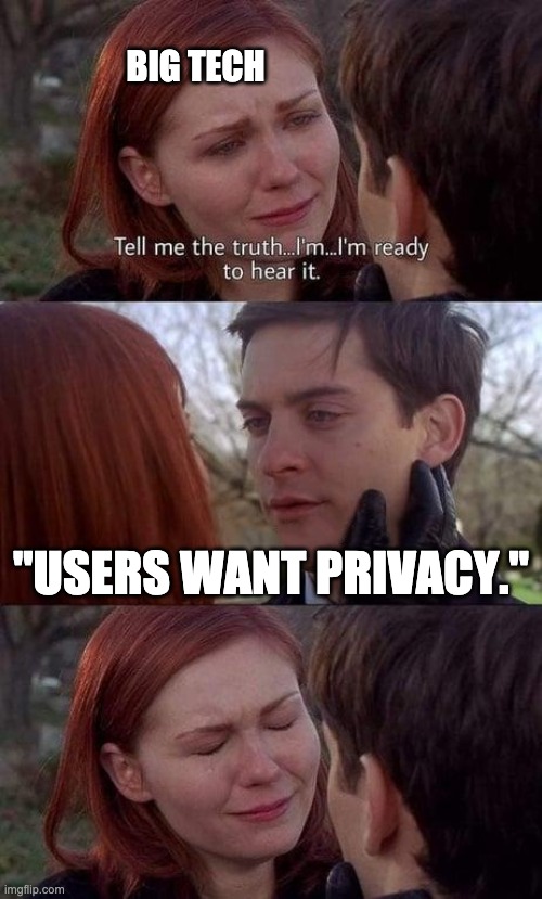 It's true.