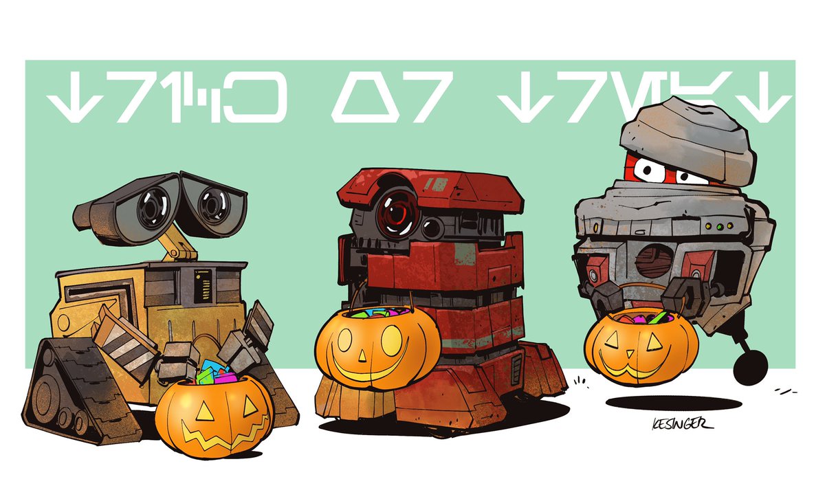 brian kesinger (@briankesinger) on Twitter photo I would give these droids all the candy they want! #halloween #starwars #walle #b2emo #bobrobot I would give these droids all the candy they want! #halloween #starwars #walle #b2emo #bobrobot