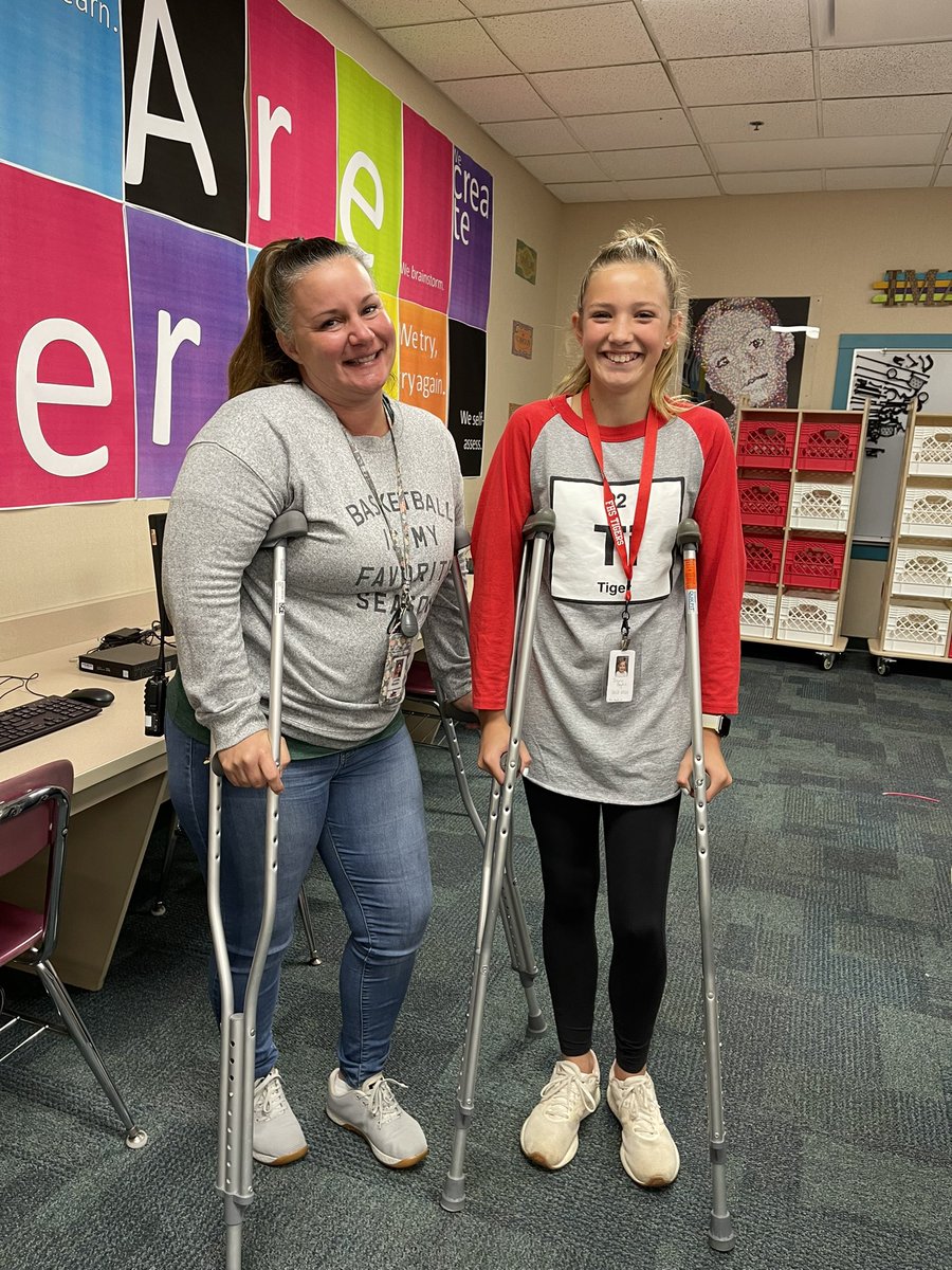 You know you love your teacher when “It’s Dress for Your Future Career” and this student dresses just like @larrybyrd42 🦈❤️ <a href="/SandCreekInt/">Sand Creek Intermediate</a>