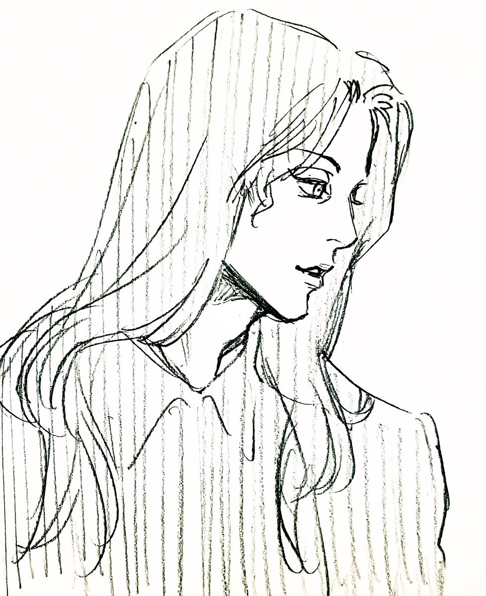 櫻井敦司さんのビジュはライだと思って見てる(模写) 