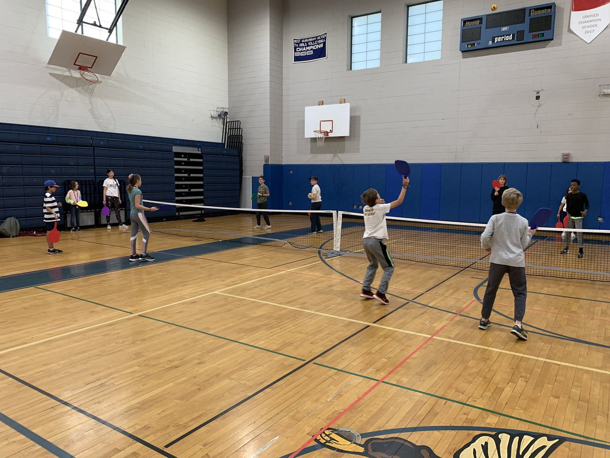 Morning pickle ball games. <a href="/brooksOP97/">Brooks Middle School</a> <a href="/OakPark97/">Oak Park District 97</a> #gillespiepe