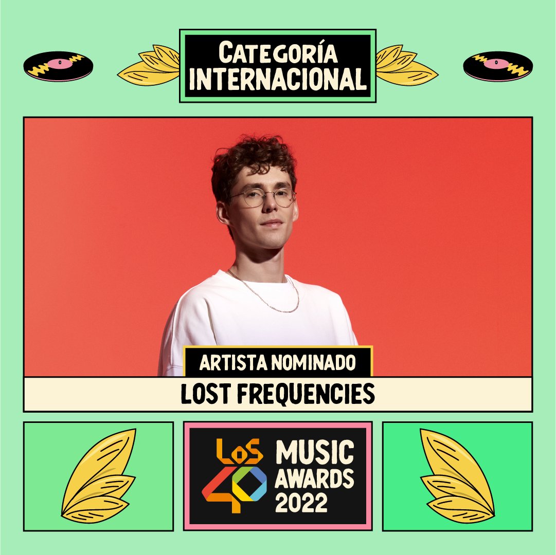 Thank you @Los40 for the nomination as best international dance artist or producer. #LOS40MusicAwards2022