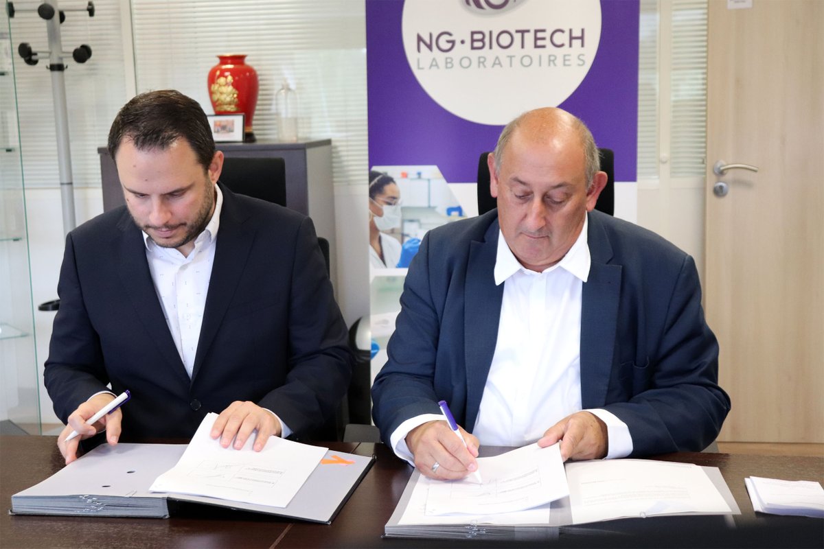 📈<a href="/NGBiotech_EN/">NG BIOTECH</a> poursuit son développement en rachetant son bâtiment à #VHBC.
🧪Pionnière des tests rapides d’analyse biologique et soutenue par <a href="/Bpifrance/">Bpifrance</a> et <a href="/gouvernementFR/">Gouvernement</a>, la #PME travaille avec le <a href="/CEA_Officiel/">CEA</a> et l'<a href="/APHP/">Assistance Publique – Hôpitaux de Paris (AP-HP)</a>. 
➕ow.ly/b4fc50KWXZG
#biotech #globalhealth