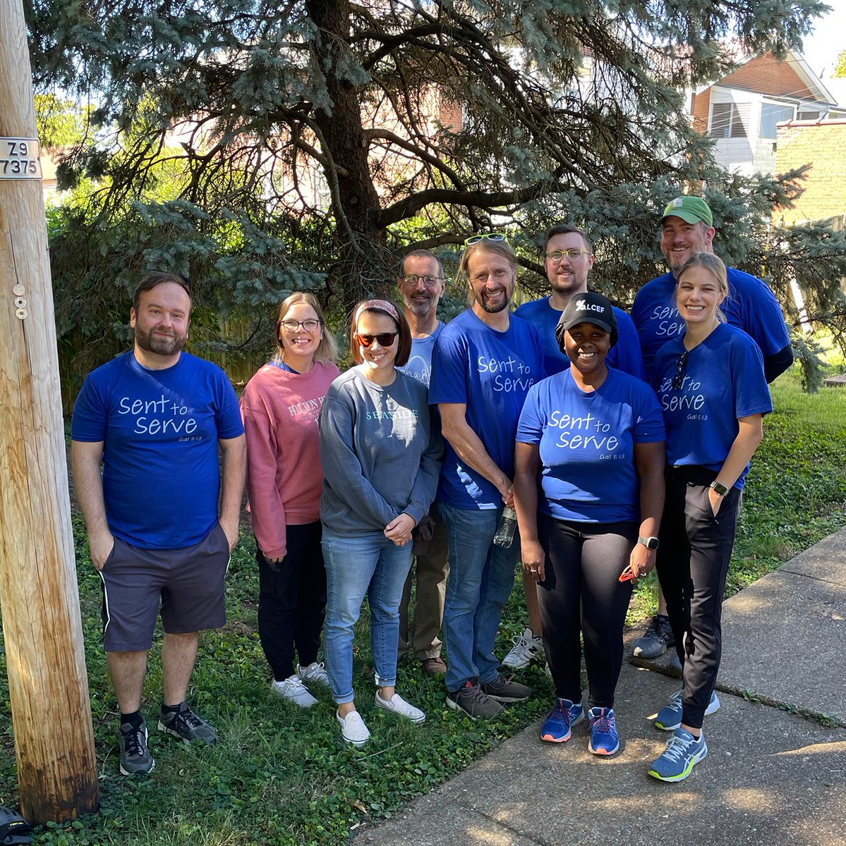 LCEF_'s tweet photo. Members of our team had the privilege to serve this week at Concordia Cemetery in St. Louis. We helped clean up the 17 acre grounds around Dr. C.F.W Walther's grave site.

#SentToServe https://t.co/fq2nJYPThX