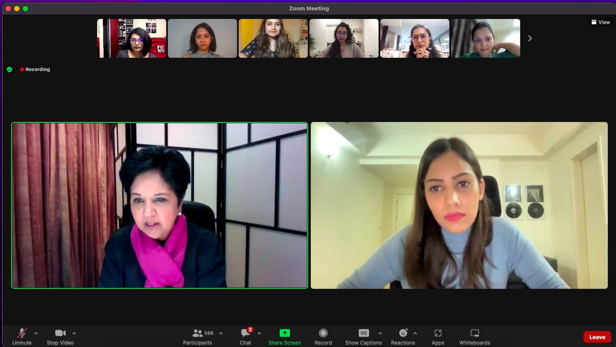 I spent my evening listening to, and learning from, Indra Nooyi's boundless wisdom, thanks to <a href="/leapdotclub/">leap.club</a>. Worth the hype!