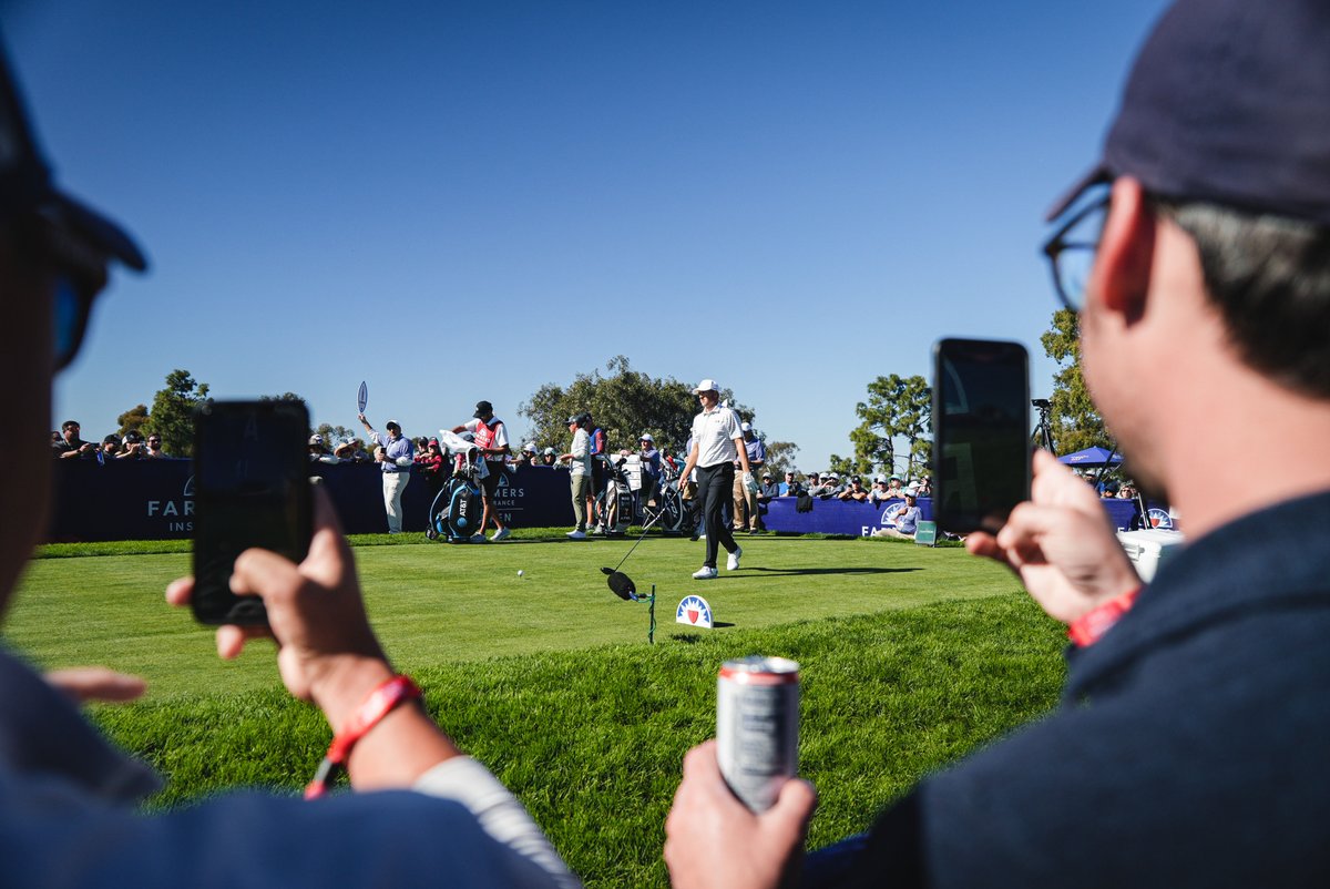 In search of the perfect shot? Take yours when the Farmers Insurance Open returns in January. 🤳🏼🏌🏽‍♀️ . . #FarmersInsuranceOpen #FIO #SanDiego #TorreyPines #SeeYouAtTorrey #Golf #GolfCourse #ForTheGram #UpCloseAndPersonal