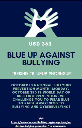 Join us next Monday, October 3rd in wearing blue!