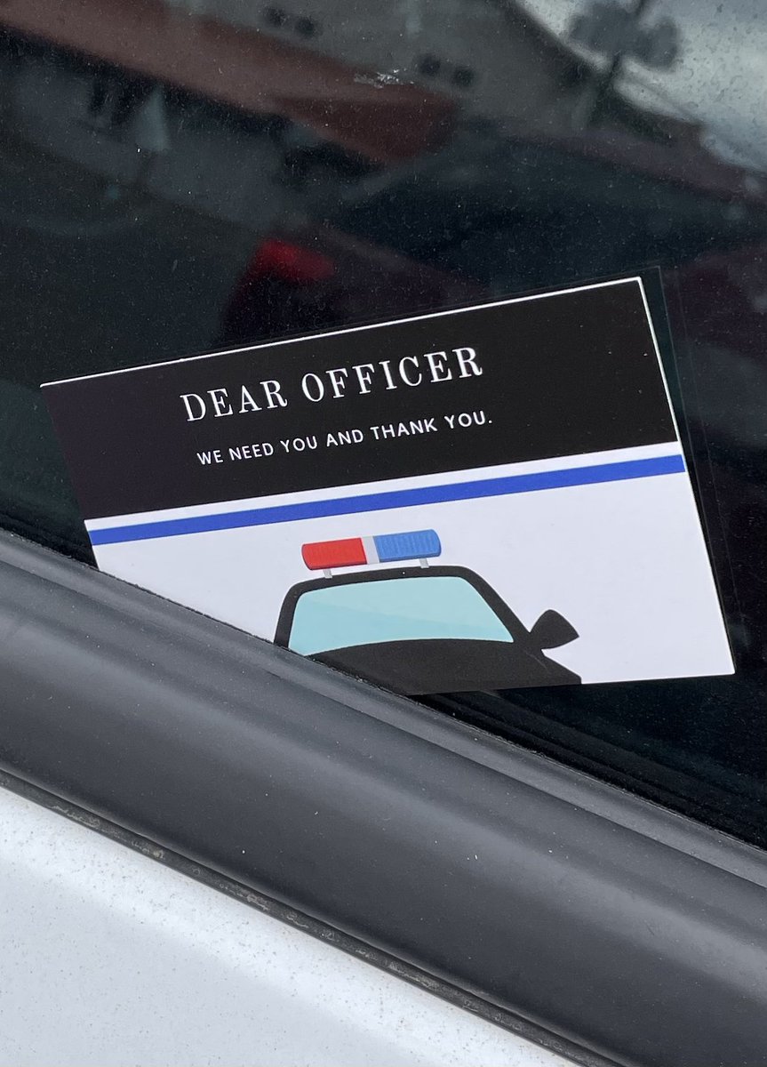 wspd3pio's tweet photo. #ThursdayThoughts Whoever left these nice cards on our patrol cars in Yakima yesterday, thank you! Our troopers in D-3 have been upset and uneasy since Trooper Atkinson was shot last week in Walla Walla. Thank you again! https://t.co/t2n7YnzAUF