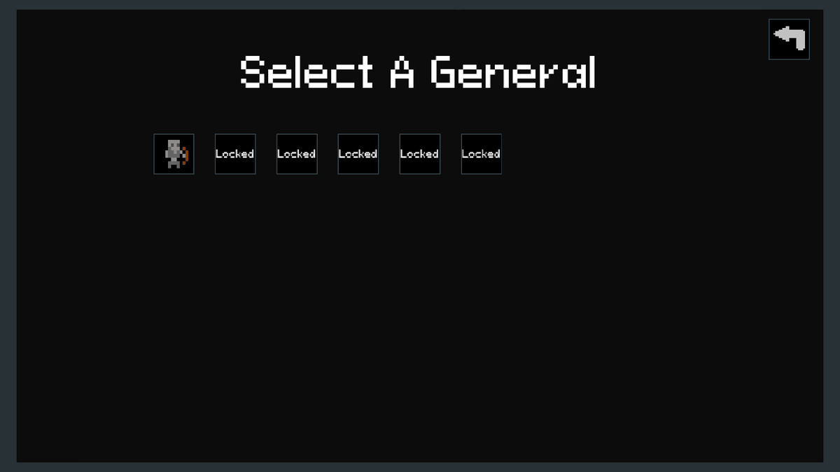 AnnaertYann's tweet photo. Character selection menu 
#kaiser #IndieGameDev  #roguelike https://t.co/6AuL6Ichza