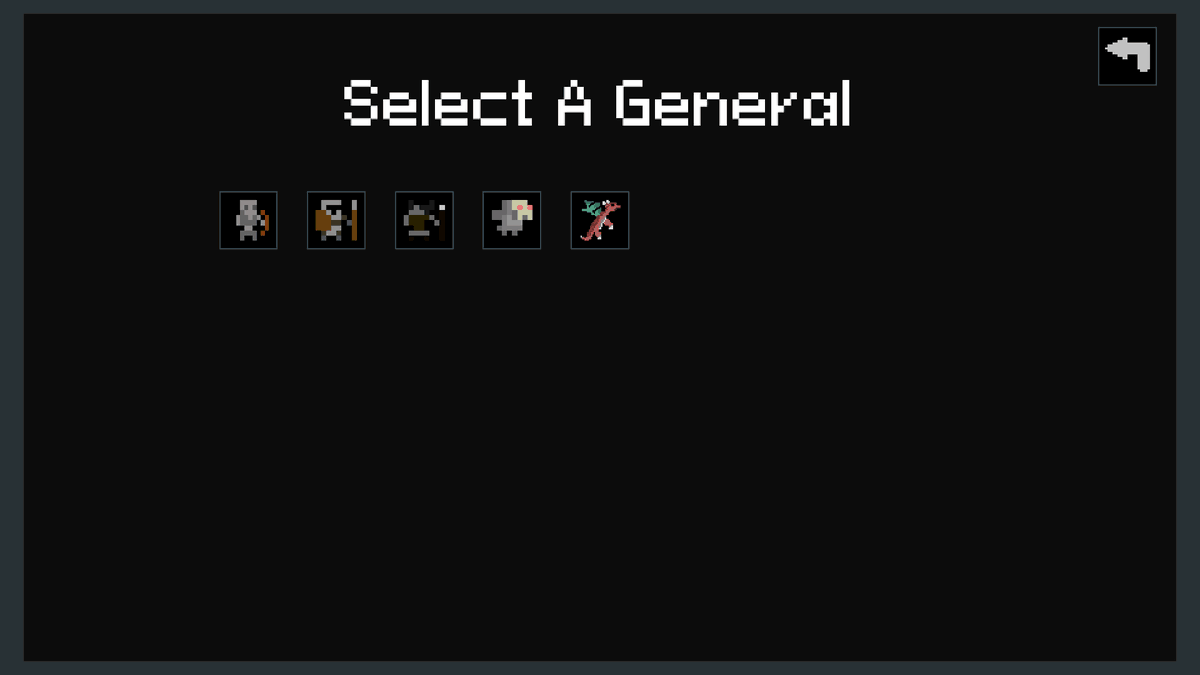 AnnaertYann's tweet photo. Character selection menu 
#kaiser #IndieGameDev  #roguelike https://t.co/6AuL6Ichza