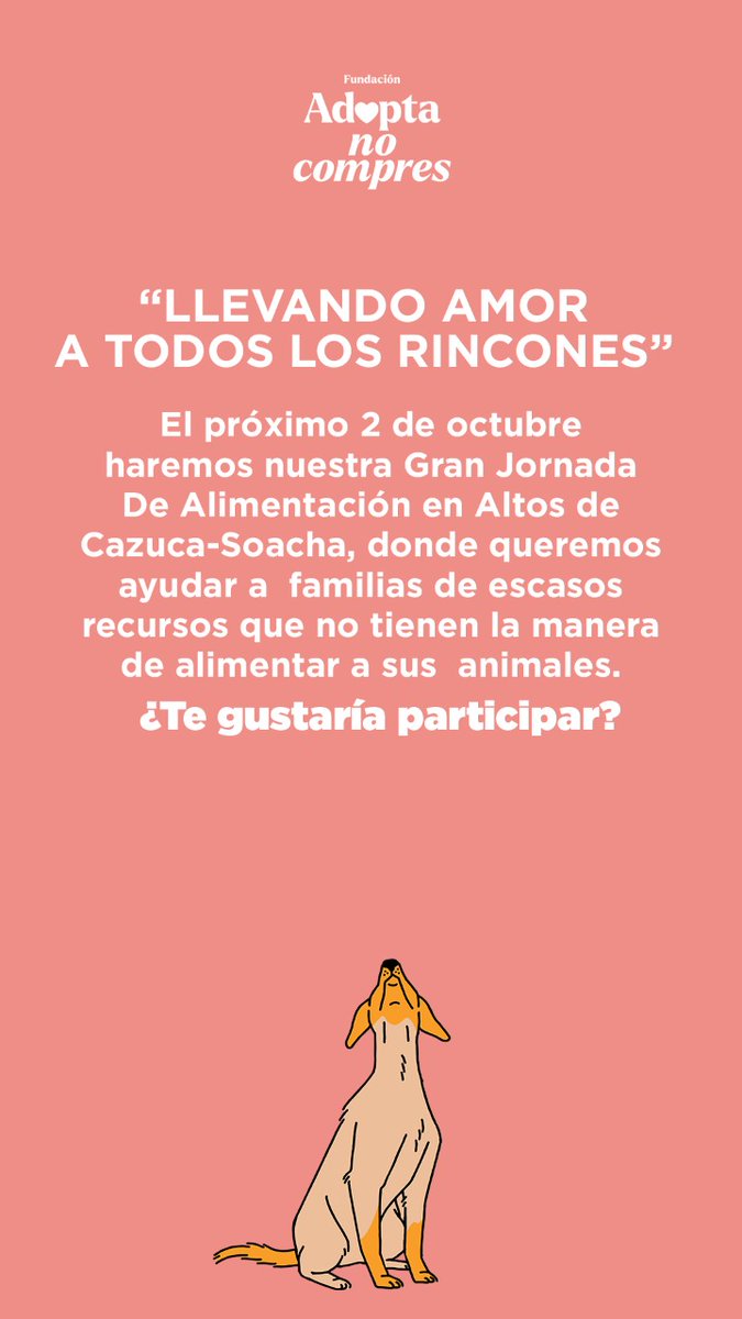 Nos encantaría que nos ayudaras 🙏🧡 escríbenos o comenta