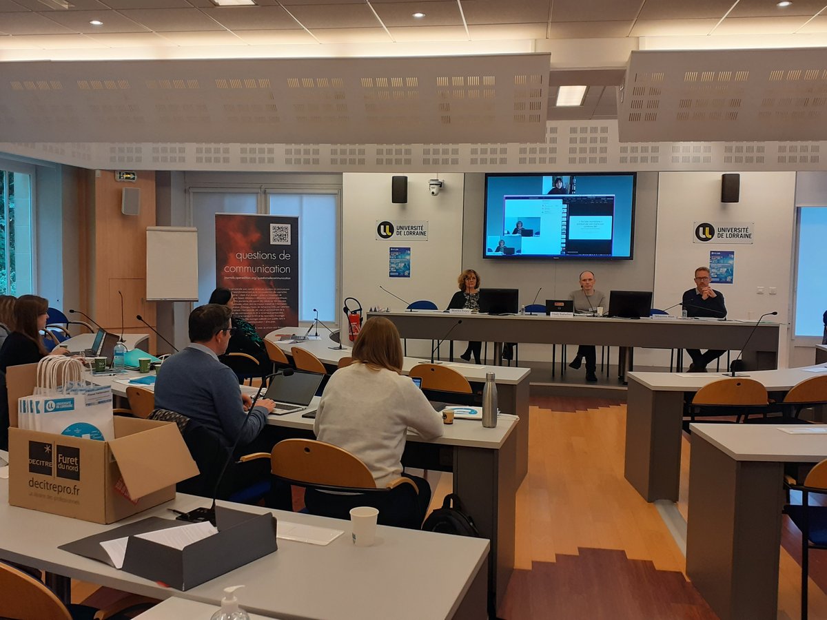 Session 2 Fabrique de l'information. En direct du colloque télévision: #information #télévision #numérique #public
<a href="/Univ_Lorraine/">Lorraine</a>