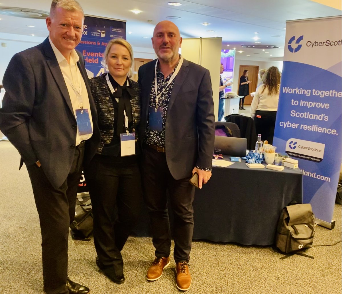 cyberfraudcen's tweet photo. Great playing catch-up with @thegraemegordon, CEO, @IFB_LTD (@SBRC_Scotland's member organisation) and discussing various cyber updates & the upcoming Exercise in a Box #CyberExercising workshops.
👀Watch this space for 'new' updates 📢coming up soon
➡️https://t.co/cFwdRLn7xr https://t.co/k1OR6yztXf