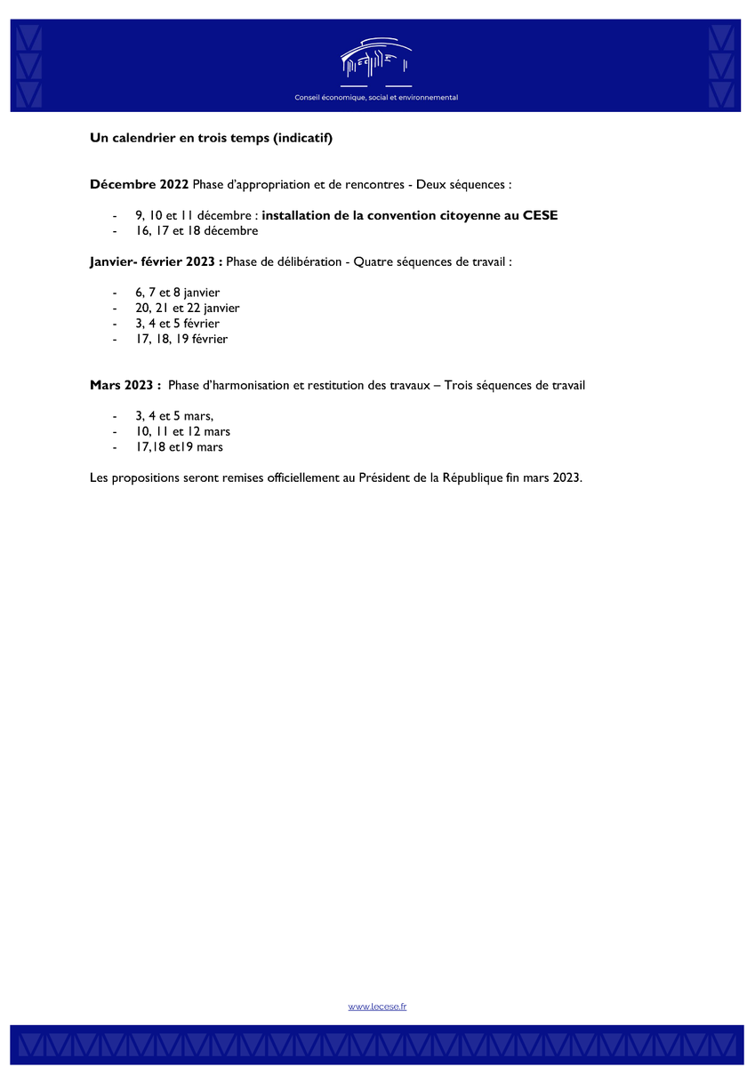 lecese's tweet photo. #Convention citoyenne sur la fin de vie | #COMMUNIQUÉ DE PRESSE 🗞

Le #CESE a installé aujourd’hui le comité de gouvernance de la convention citoyenne présidé par @clairethoury

Le comité est en charge des grands arbitrages méthodologiques de la #convention

En savoir +👇 https://t.co/XYwMPBYOYf