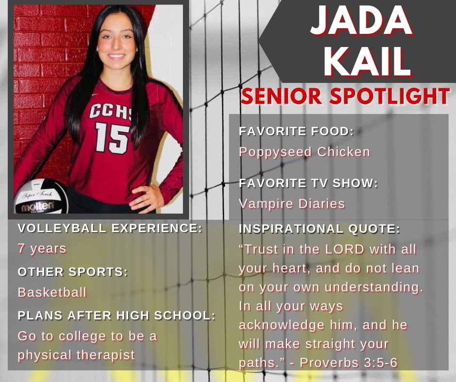 🌟 Senior Spotlight - Jada Kail 🌟