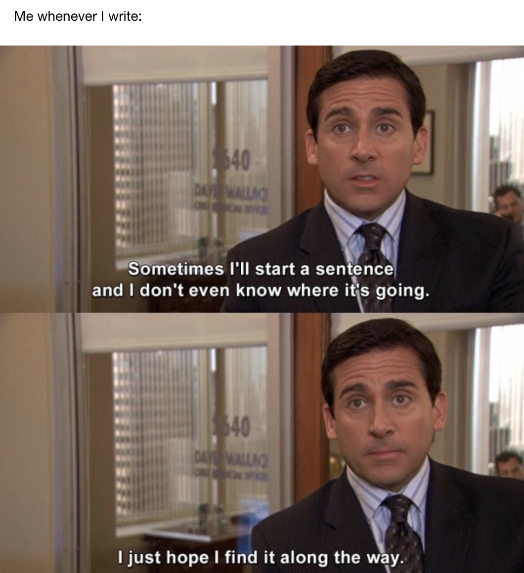 TheIntlWriter's tweet photo. Writers, am I right? #writing #TIW #theinternationalwriter #writingtips #writingcommunity https://t.co/owiphwp7ku