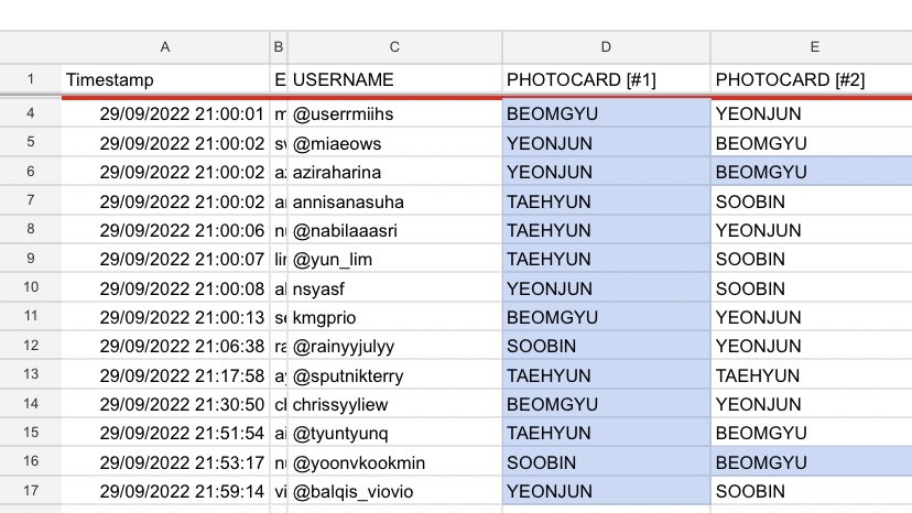 bloomykstore's tweet photo. timestamp for yzy r1 IT c: blue mark means the pc that you got! everyone got their first pick 🙈 form closed already ya i’ll dm those who didn’t fill the form https://t.co/8sBPBPAcf3