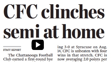ChattanoogaFC's tweet photo. ๐Read all about it. @TimesFreePress story here:
https://t.co/5fG9Orq3zs https://t.co/A3ti3HmchO