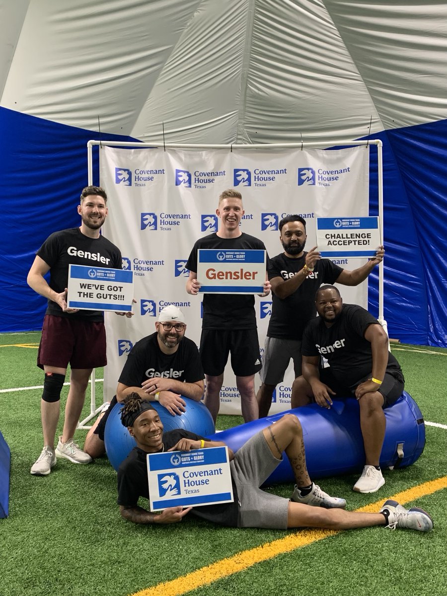 What an amazing display of talent and teamwork at this year's <a href="/CovenantHouseTX/">Covenant House Texas</a> #GutsAndGloryTX Corporate Obstacle Challenge. We were happy to be part of all the excitement for such a great cause. Congrats to our champions <a href="/GenslerTexas/">Gensler Texas</a>!