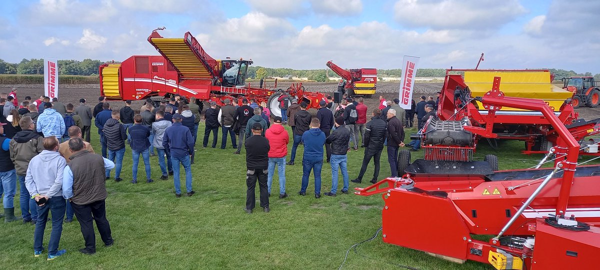 Agrarada's tweet photo. @GRIMMEGroup Grimme Day in Poland https://t.co/oEPb82Z6Bf