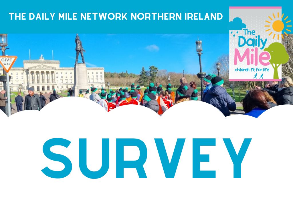 thedailymile_ni's tweet photo. Do you work in a primary or special education school in Northern Ireland? We are collecting data on participation in The Daily Mile in NI. Whether you have taken part or not, we want to hear from you! Only one response per school needed. Click here: https://t.co/iht2eD8eZd https://t.co/FS8SEXPooE