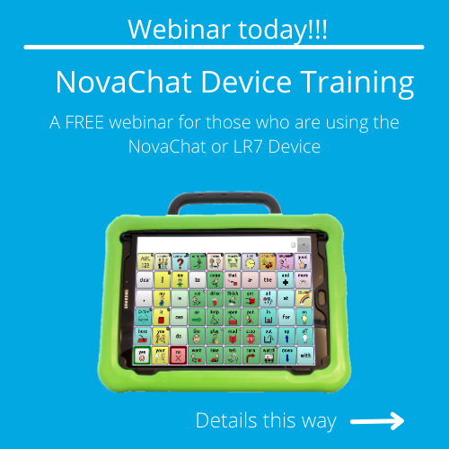 LiberatorLtd's tweet photo. It's not too late to sign up to today's webinars! We have 2 webinars running today - both free to attend and both focusing on device programming - the Accent and NovaChat devices. 
You'll find the link in our bio 😊
#aacawarenessmonth #Accent #aacsupport #novachat #aaceducation https://t.co/meCJXixsF5