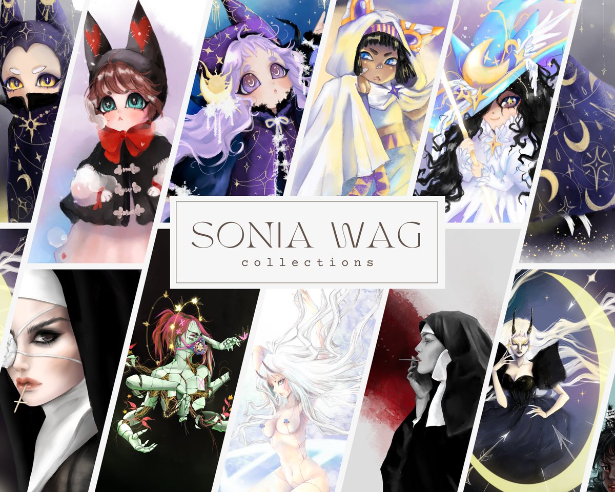 Hello traveler!
I'm a digital artist from Ukraine. I want to show you my collections.
I create art in anime, dark, fantasy, and cyber styles.

😊My ARTs, WIPs and NFTs: #SoniaWagArt

👉All my links: FND, OS, KO: are at the top of my profile.

💎My active collections⬇️