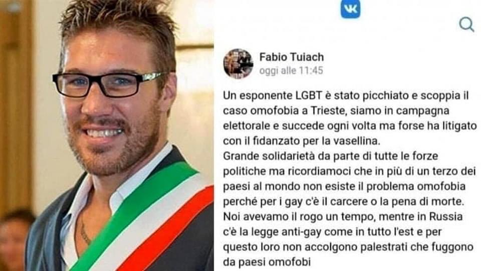 isentinelli's tweet photo. Ecco il post per cui Fabio Tuiach è stato condannato! https://t.co/MvPGQJMMUU