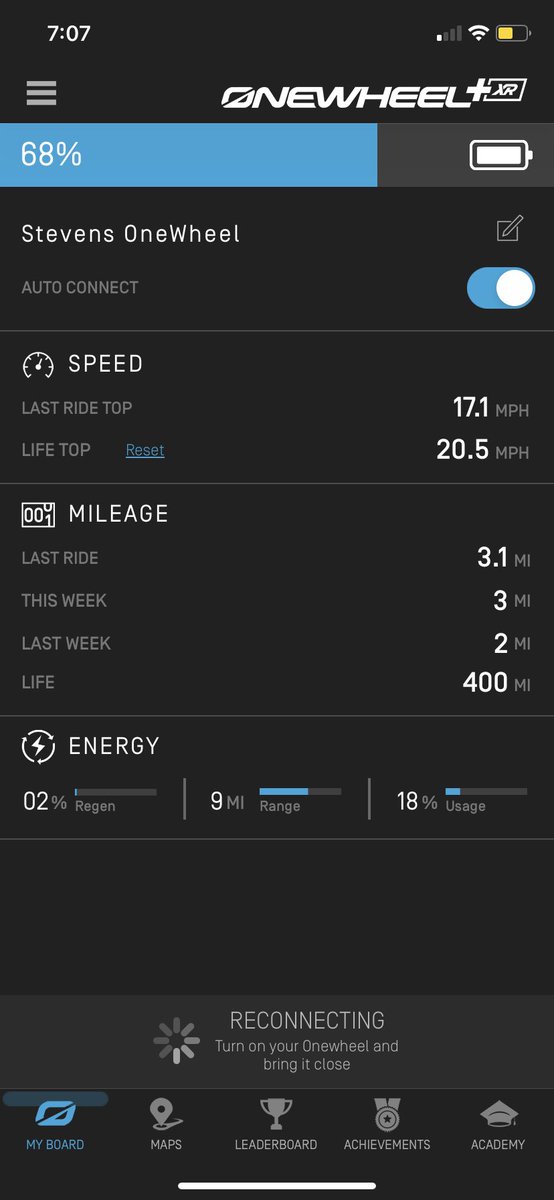 Stevven09's tweet photo. Each ride is as thrilling as the first time 🏂 400 miles in one year ! #OnewheelXR #Floating #letsgoplaces #Pev #thefutureishere https://t.co/VOSrAwbeiP
