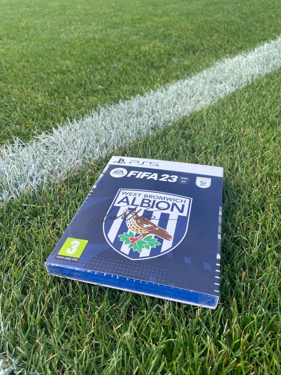 West Bromwich Albion (@wba) on Twitter photo To celebrate the launch of FIFA 23, we're giving you the chance to win a copy of the game signed by <a href="/jedwallace12/">Jed Wallace</a>!
To enter, simply follow us and RT this post before midday on Monday, October 3! ๐ฎ
#WBA | @EASPORTSFIFA To celebrate the launch of FIFA 23, we're giving you the chance to win a copy of the game signed by <a href="/jedwallace12/">Jed Wallace</a>!
To enter, simply follow us and RT this post before midday on Monday, October 3! ๐ฎ
#WBA | @EASPORTSFIFA