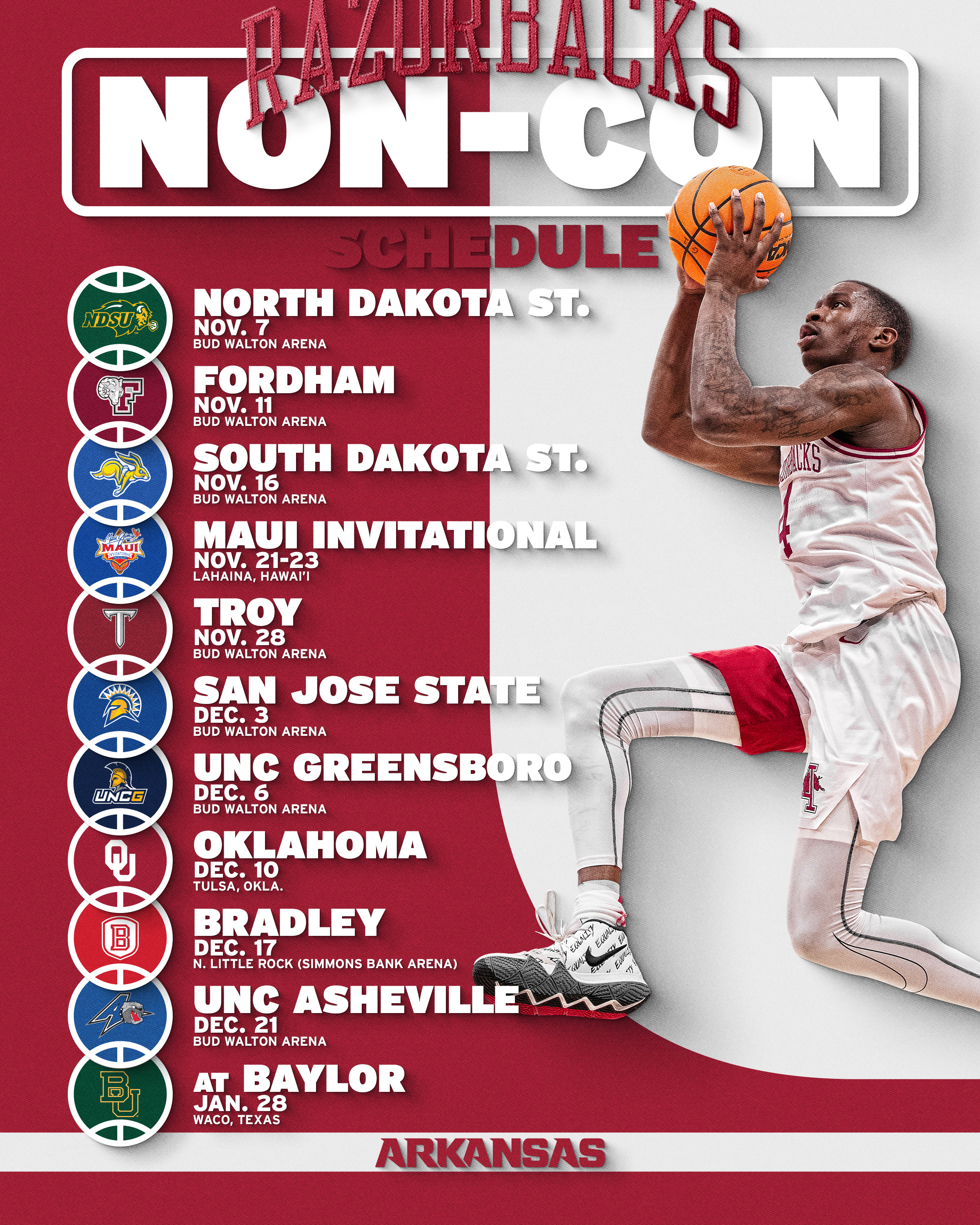 Ark bball schedule deals