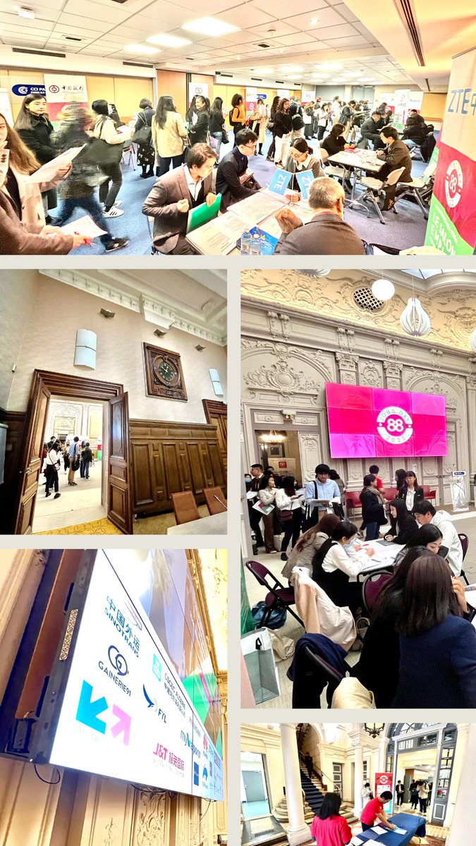 88JOBSfr's tweet photo. Merci à tous ! 🥇 Ravis de vous avoir accueilli au salon des bilingues chinois 88JOBSDAY 8, organisé par 88JOBS, plus de 1000 invités pour 40 recruteurs, sur 3 étages, à Paris Bourse 🇨🇳🇫🇷 Malgré la pluie et les grêves, nous sommes toujours là avec nos partenaires recruteurs ! https://t.co/so2tNylyUK