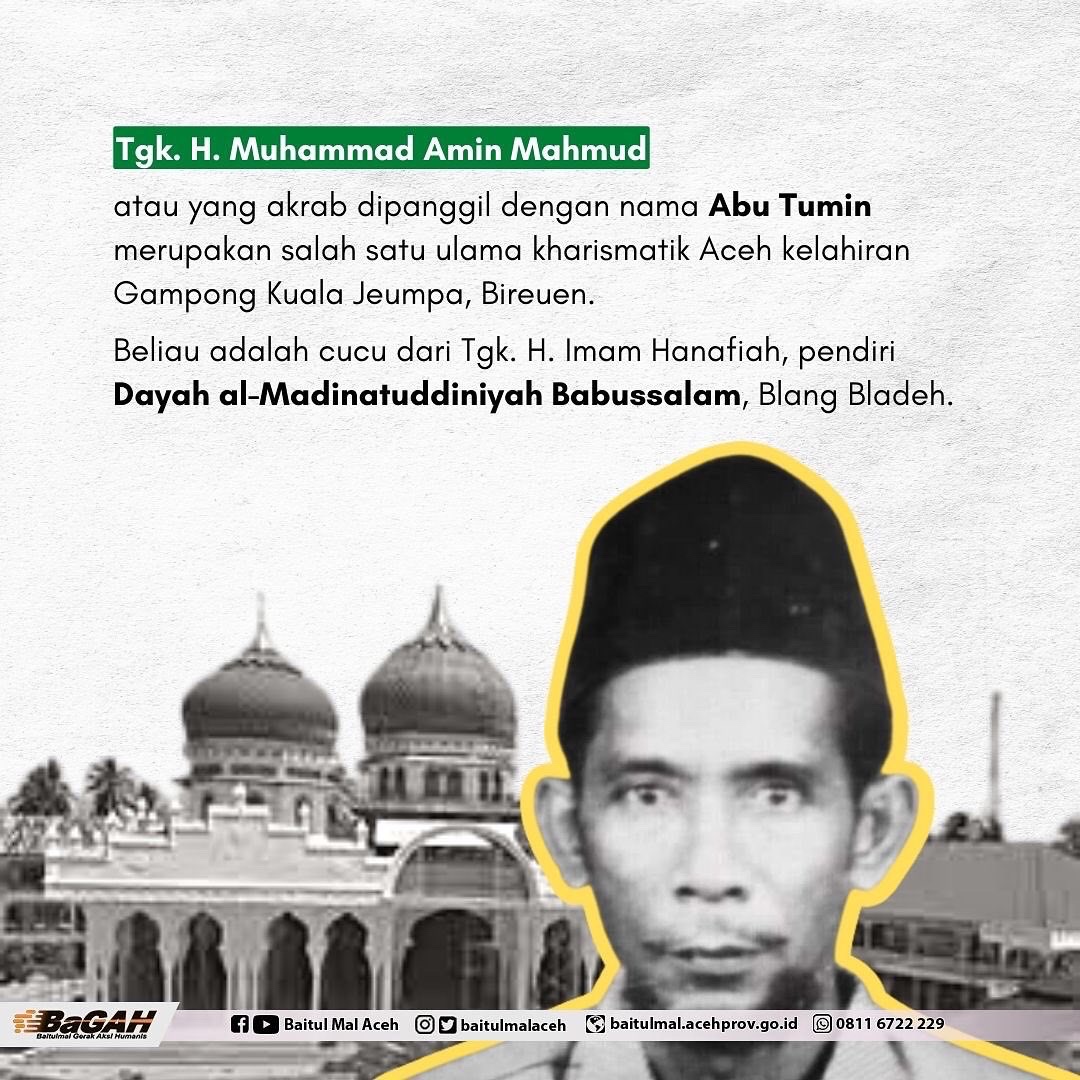 baitulmalaceh's tweet photo. Selasa (27/9/22) lalu, salah satu ulama yg kita hormati wafat. Abu Tumin berpulang di usia 92 tahun. 

Selain do'a dan duka cita, berikut Baimin sampaikan ringkasan perjalanan Abu, sebuah memento sebagai penghormatan mengiringi kepulangan Abu. 

#abutumin https://t.co/iCWgtOadlC