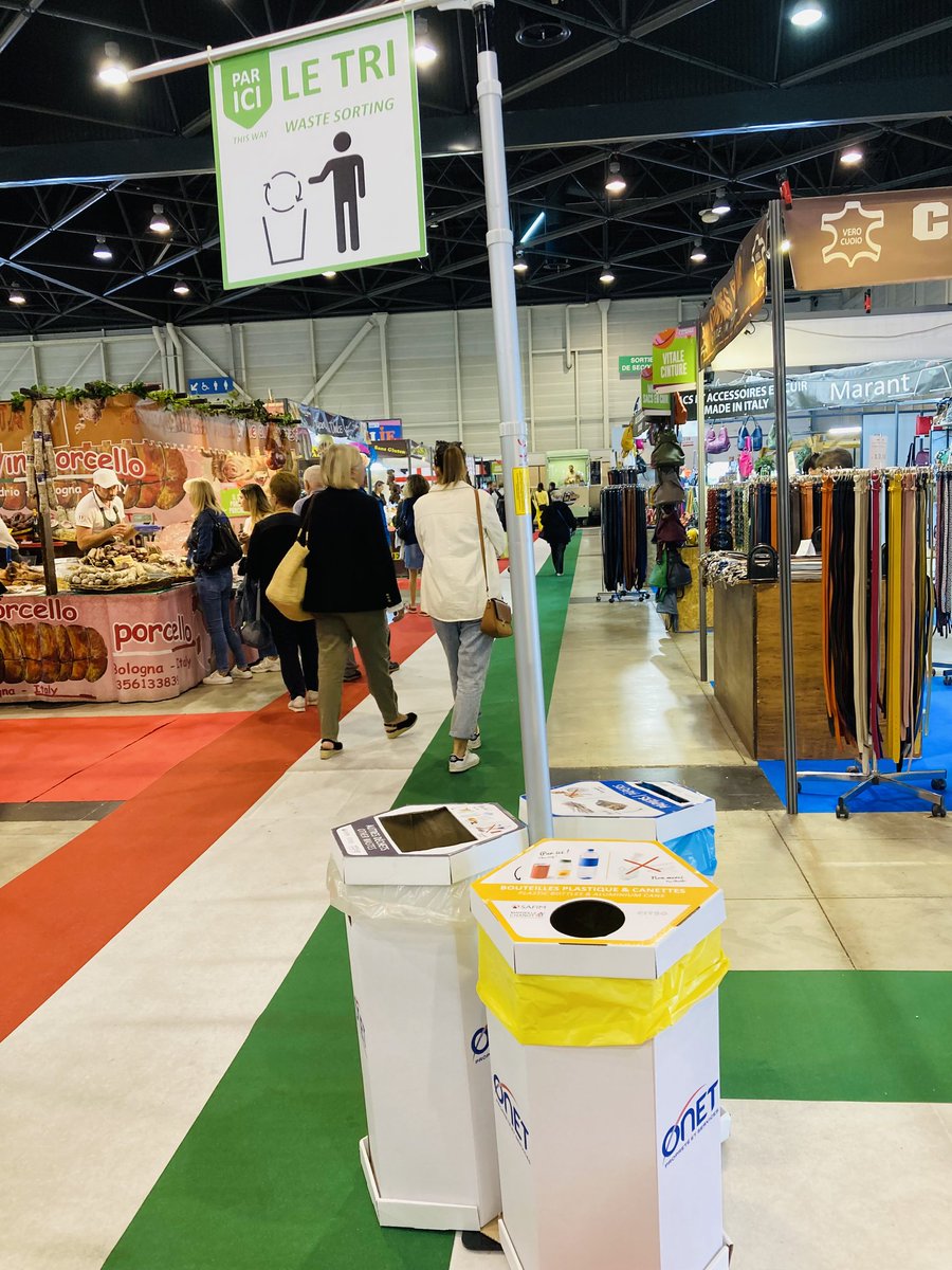 LeuthyMolina's tweet photo. Cette année sur la @Foire_Marseille la #SAFIM inaugure de nouveaux dispositifs de #tri pour les visiteurs et les exposants dans le cadre de l’AMI Hors Foyer lancé par @citeofrance
👏@OlivierDDZ et ses équipes qui veulent généraliser le tri sur les foires & salons de @marseille https://t.co/AGalwMZeyj
