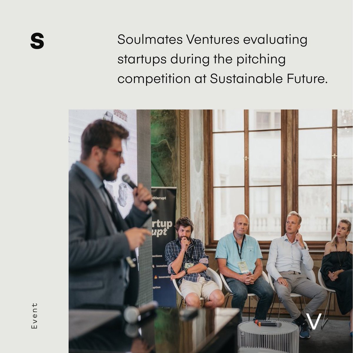 Soulmates Ventures CEO, Václav Gregor, evaluating sustainability startups, during the startup pitching competition at the Sustainable Future conference. 💡🌱

#sustainablefuture #sustainability #future #conference #startups #pitch #impact #climatetech #greentech #sdg #esg
