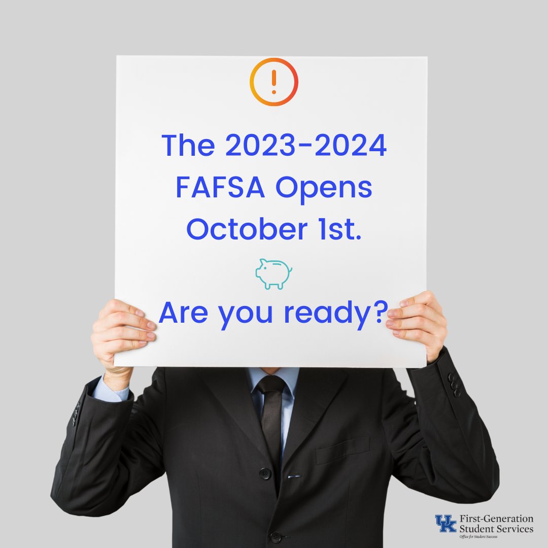 Did you know you need to complete the FAFSA each year? The 2023-2024 FAFSA opens October 1st!