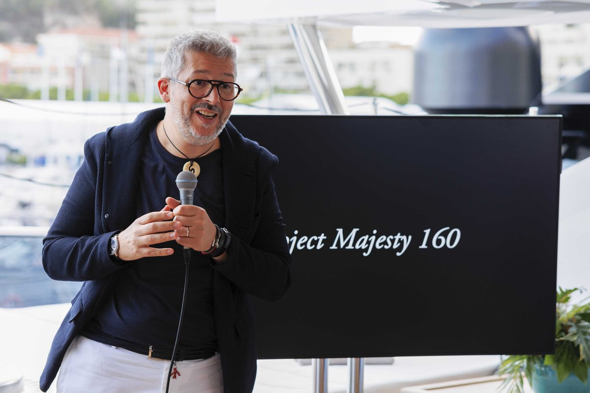 gulfcraft's tweet photo. Celebrating its 40th anniversary this year, Gulf Craft revealed the first details of its brand-new luxury superyacht at a packed press event hosted onboard the Majesty 120 at @mys_monaco
#GulfCraft #monacoyachtshow2022 #Majesty160 #40YearsofGulfCraft #MajestyYachts #PressEvent https://t.co/qhzaJ66GNt