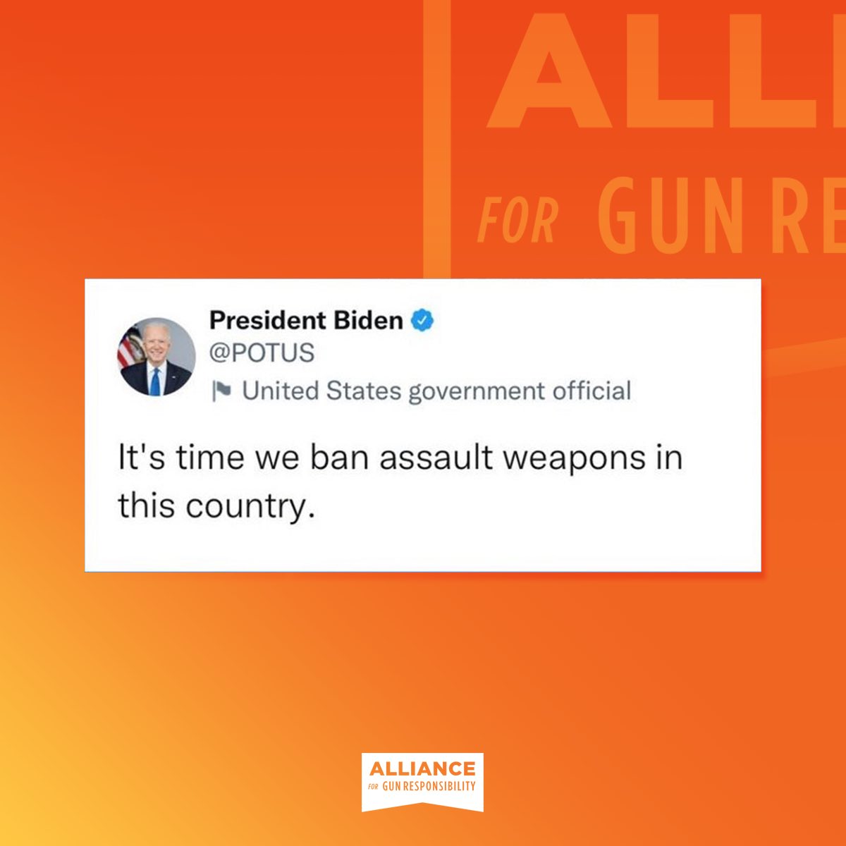 WaGunResponsib's tweet photo. We’re saying it louder for those in the back! #GunViolenceIsPreventable @POTUS https://t.co/KG9nOX7b8Y