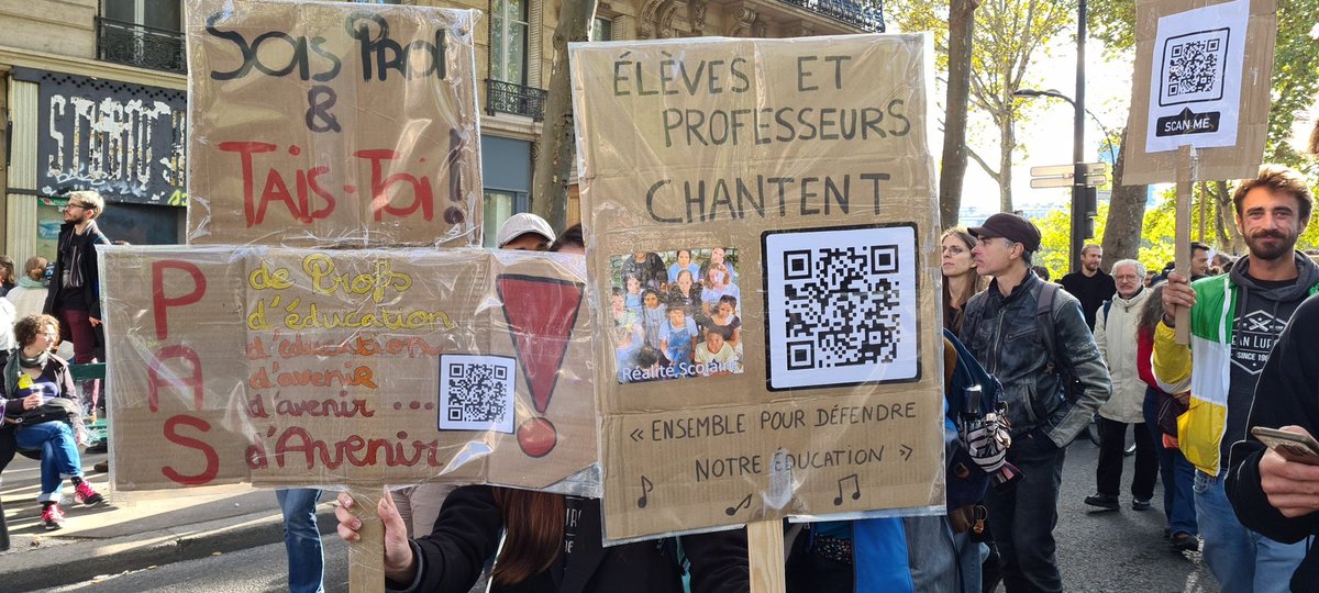 Réalité Scolaire en force ! Le combat continue dans la rue et sur les réseaux sociaux !