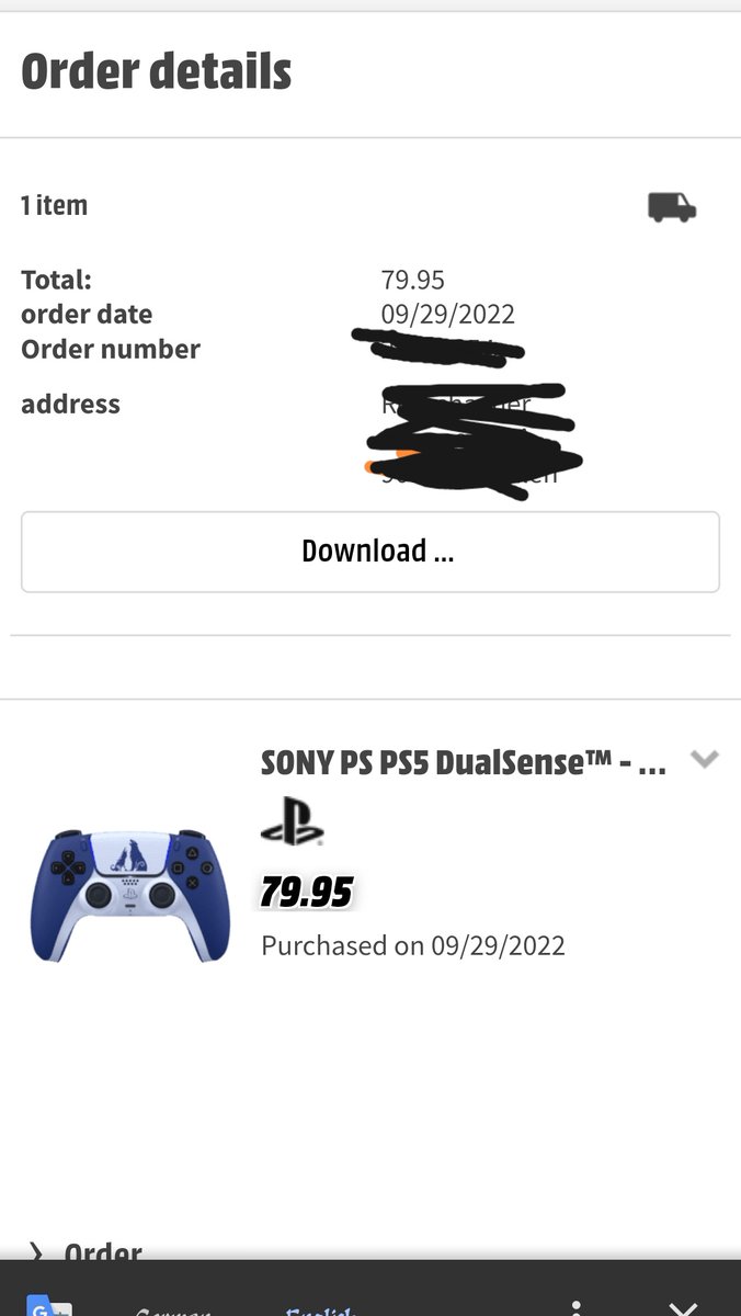MrMatatan1's tweet photo. Pre-order made. #mrmatatan #PS5 #PlayStation5 #PlayStationPlus #playstation #sharefactory #godofwarragnarok https://t.co/mWCyTBrHHj
