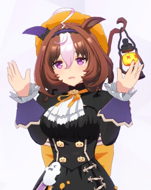 メイショウドトウ(ウマ娘) 「デジキョンばっかりずっと見ててやっとドトさんじっくり見てますけど…泣き顔づくしで」|がるるがのイラスト