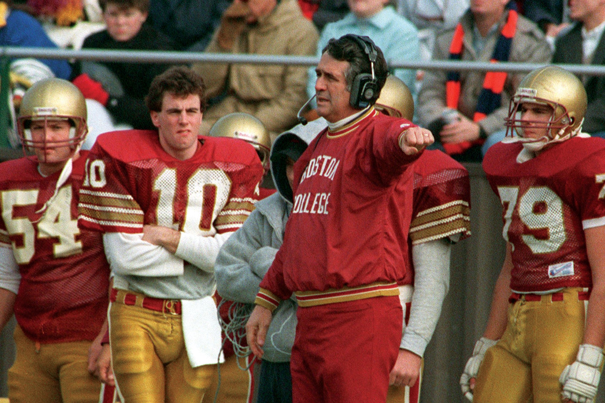 Boston College Football on Twitter: "Returning to the Heights this weekend,  we will celebrate the 40th anniversary of the 1982 BC football team! Coach Jack  Bicknell and the Eagles went 8-3-1 and