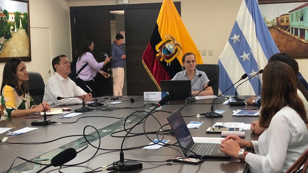 Educacion_Ec's tweet photo. 📋 Inicia la segunda sesión ordinaria del Gabinete #SectorialSocialEc de Desarrollo del Talento, presidida por @mariabrownp, en Daule, donde se tratarán temáticas como el Plan Nacional de Educación Técnico-Profesional y los avances en la Reforma Integral del Bachillerato. https://t.co/feTwpT8Bom